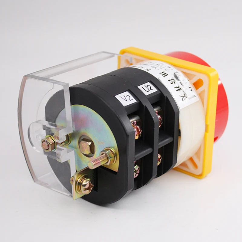 HZ12-25/04 25A Changeover Rotary Cam Switch Selector 2 position circuit breaker switch OEM ODM