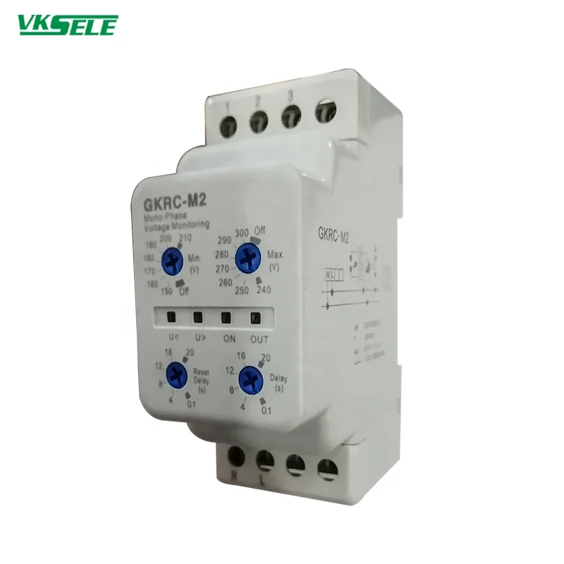 GKRC-M2 Voltage Monitoring relay  Phase Failure Relay monitor relay