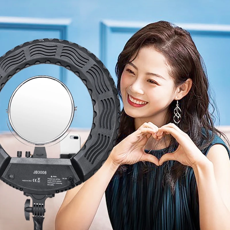 Hot new products foldable storage selfie ring light portable hidden tripod box LED ring fill light