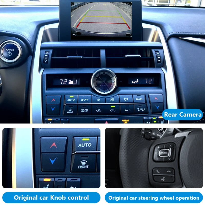 Лидер продаж для 2014-2020 lexus ES NX RX UX с ручкой управления беспроводной carplay android auto