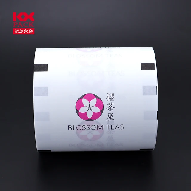 Custom Print Boba Tea Sealing Cups Kraft Paper Sealer Film Bubble Tea Sealing Film for Juice