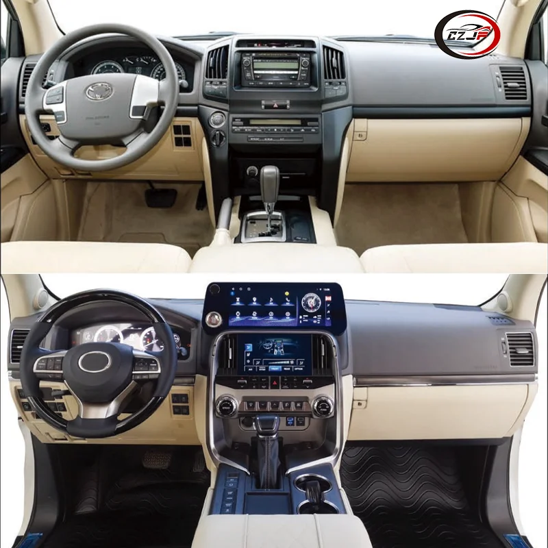 CZJF, заводская цена, комплекты интерьера для Toyota Land Cruiser LC200 2008-2015, обновление LX600
