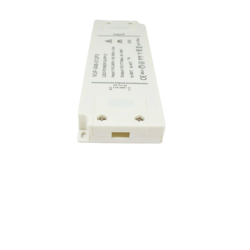 Тонкий светодиодный драйвер 48 Вт 12 Вольт 24 вольт от переменного тока до постоянного класс 2 водонепроницаемый ip44 ip65 В 4a/24 2a источник питания