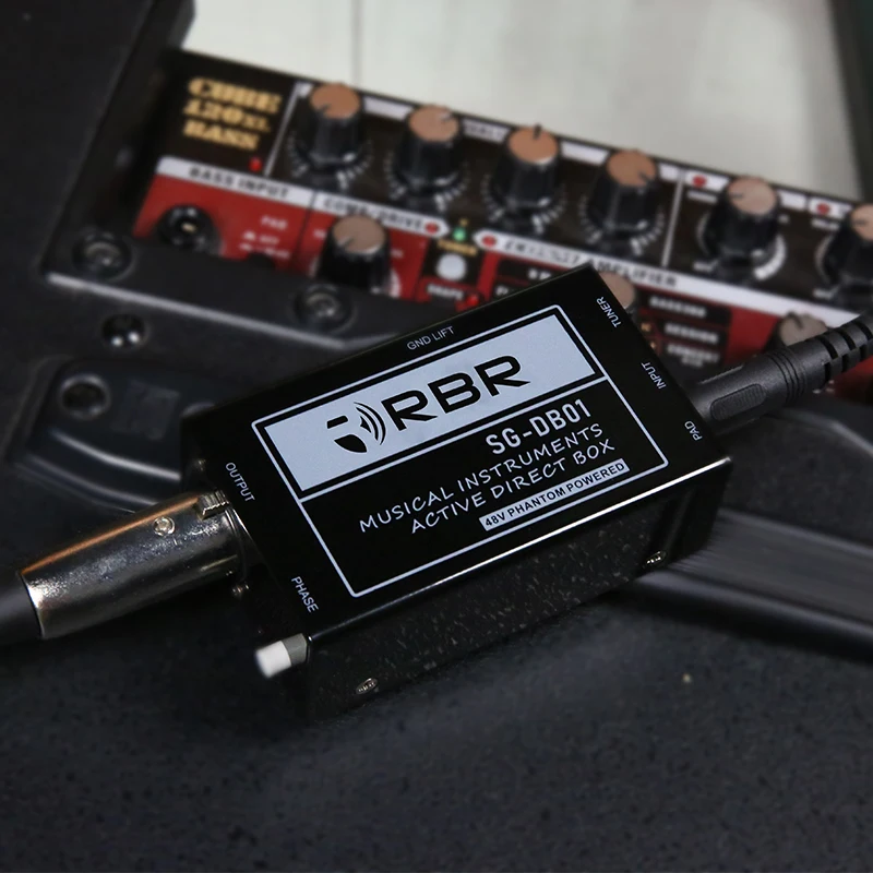 Ground Lift sgdb01 Active Direct Box for Guitar Bass Guitar Keyboard Live Performance or Studio