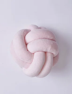 Chromatic 2020 New Products Knot Ball Cushion Pillows Children Room Decoration Plush Baby Braided Knot Sleeping Pillow