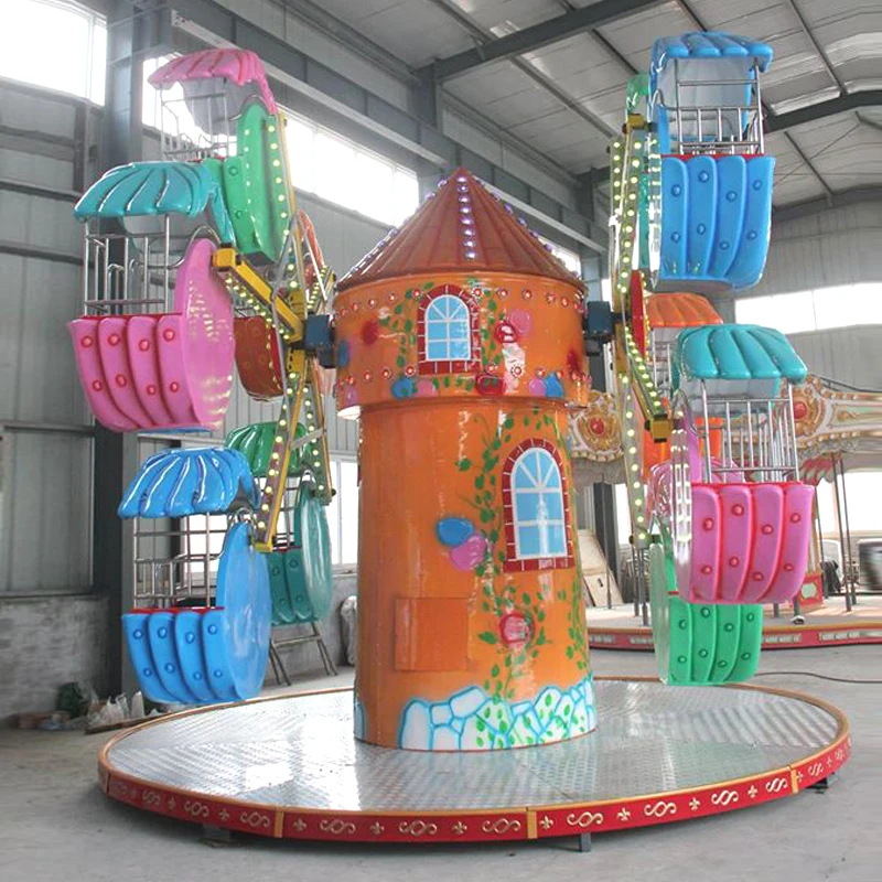 city park amusement rides double sided mini ferris wheel ride for sale