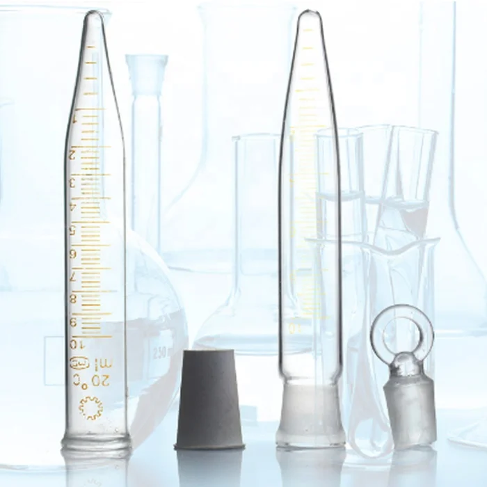 Lab Glass Conical Centrifuge Tube 15ml with Graduation