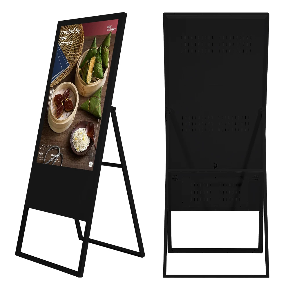 32 inch advertising poster display digital signage monitor touchscreen totem lcd display advertising monitor for restaurant
