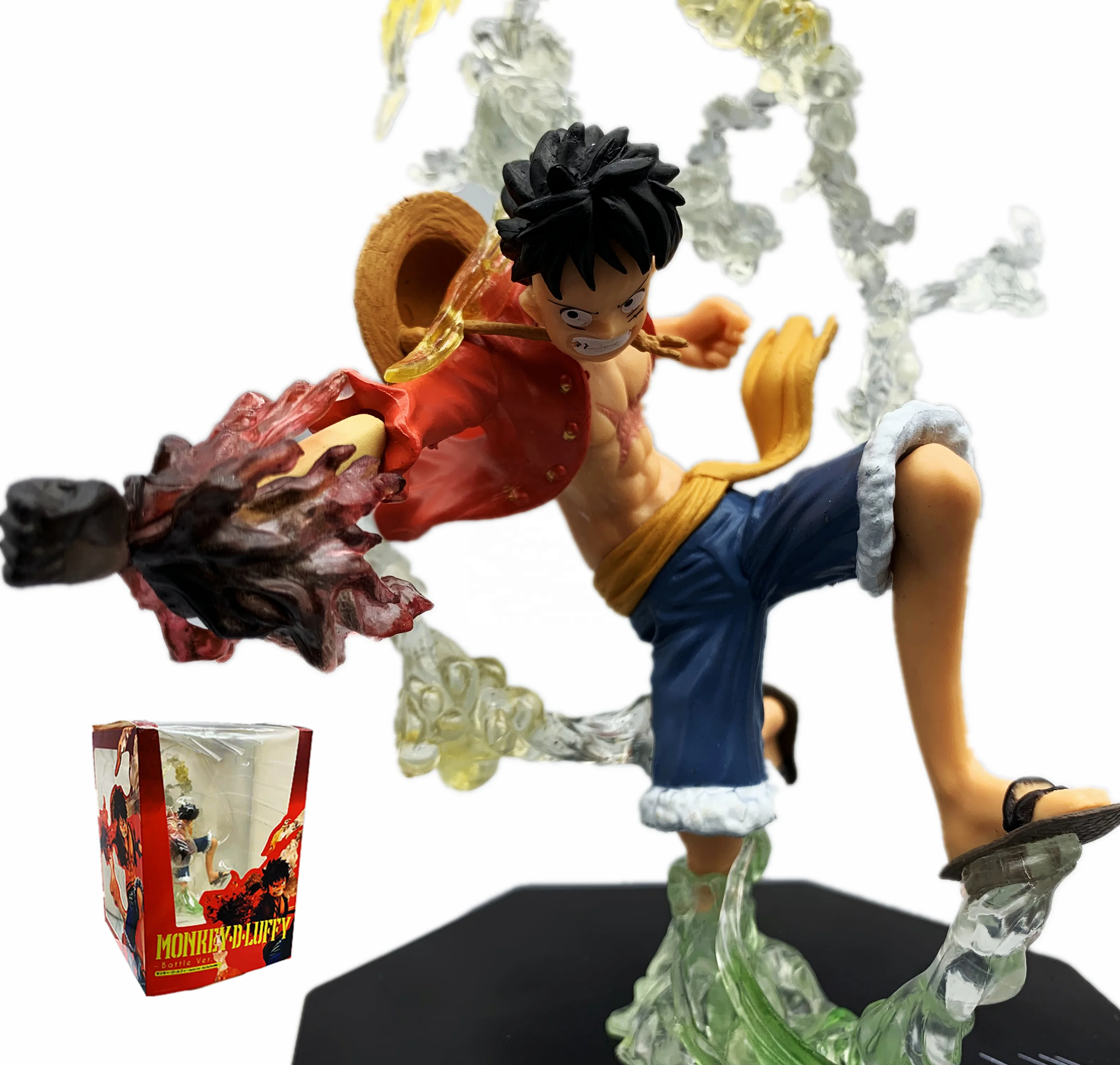 Фигурка Аниме ONE PIECE Monkey D Luffy Gear 2 Red Rock мультяшная модель игрушка фигурка из