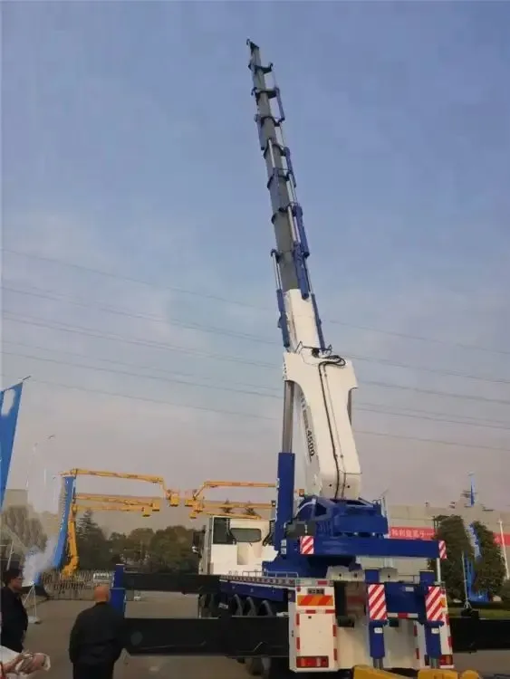 China best brand 90 Ton Knuckle Boom Truck Mounted Crane Sqz4500 90ton mobile hydraulic Folding boom Truck Mounted crane Sale