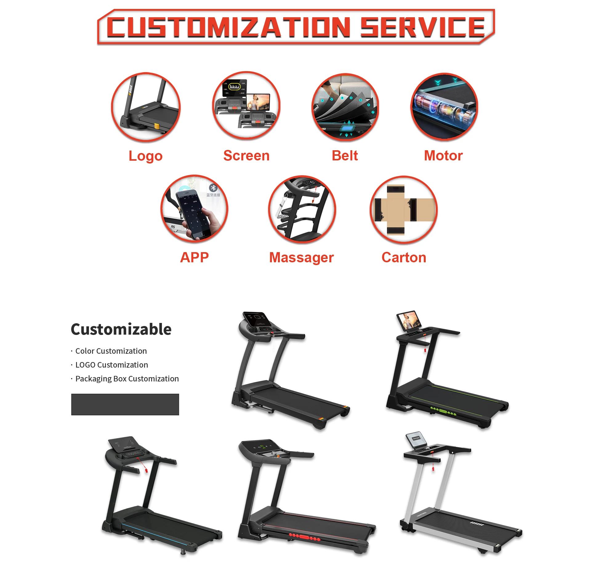 Kstar Customized Foldable Electric Home Gym Cardio Running Machine Treadmills With 15% Automatic Incline