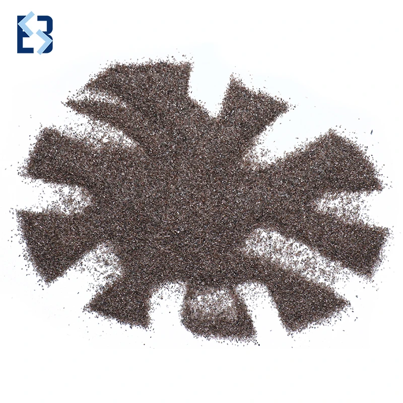 Brown Emery Sand 16# 24# 30# Brown Fused Alumina / 1-3mm Brown Corundum For Refractory