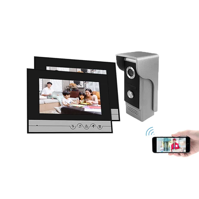 Smart Camera Ring Visual Doorbell Connected Mobile Phone Open The Gate
