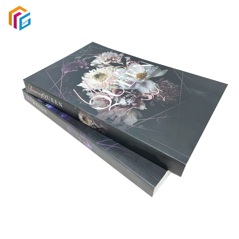 Professional Custom Course Book Printing Foil Cover Paperback Story Romance Books Print