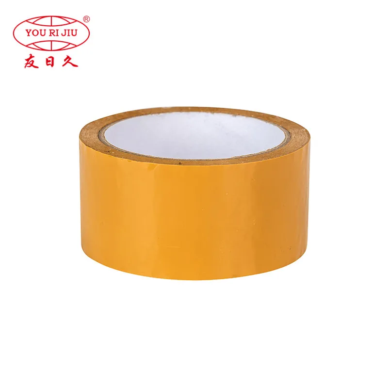 YOURIJIU Silent No Bubble Crystal Packing BOPP Double Sided Printed Durable Polyester Adhesive Cloth Gaffer Duct Tape