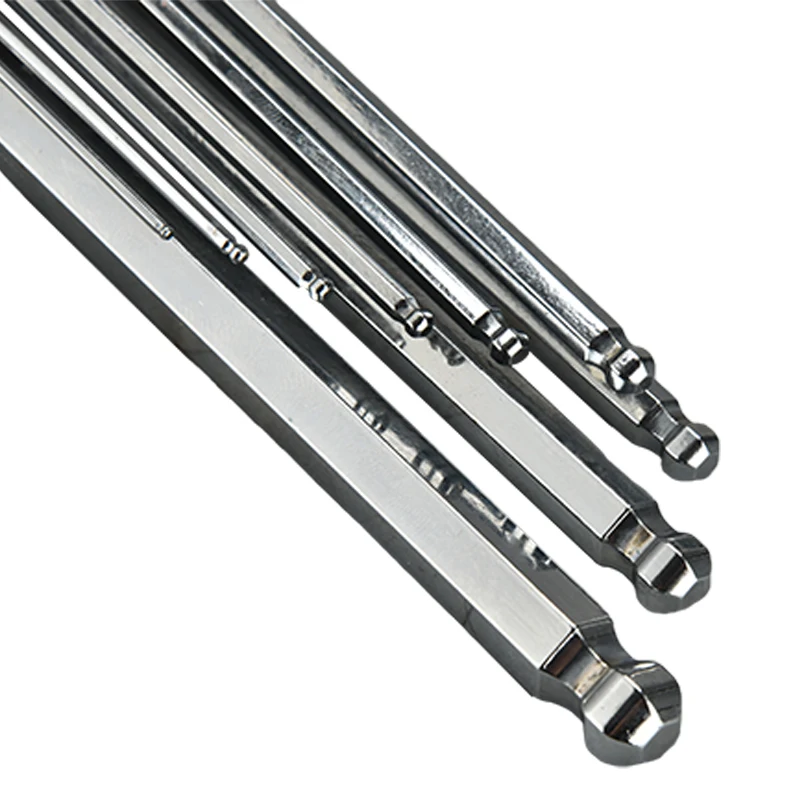 SALI Wholesale 9pcs Ball End Hex Key Set Allen Wrench Set