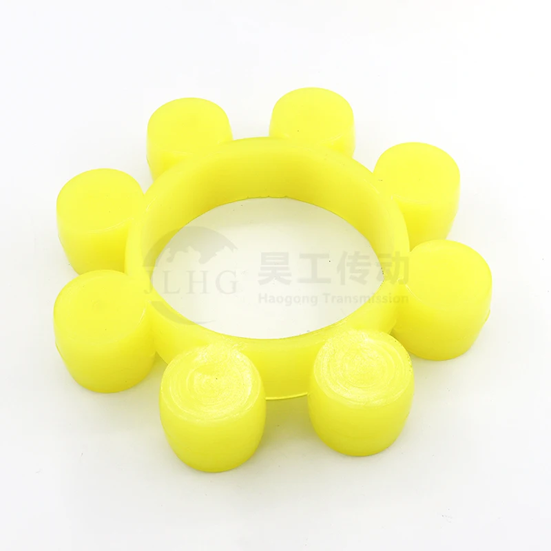MT coupling plum blossom pad rubber elastic block polyurethane plum blossom buffer pad hexagonal ML plum blossom washer