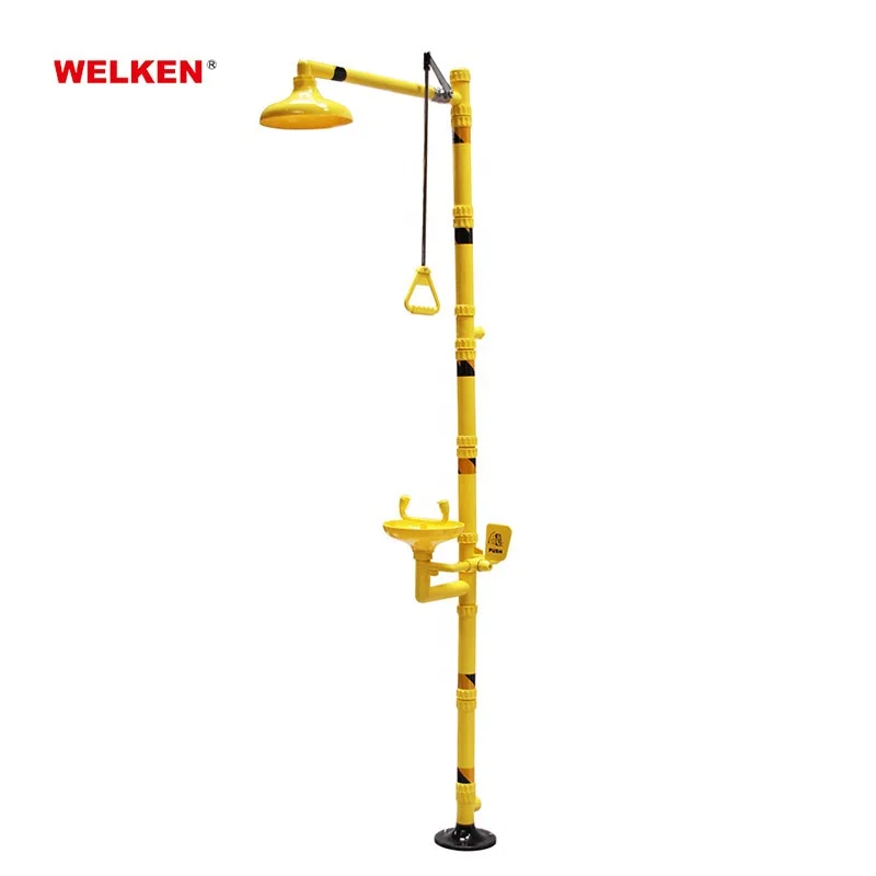Factory Directly Sale ANSI Z358.1- 2014 Standard ABS Emergency Eyewash Safety Shower