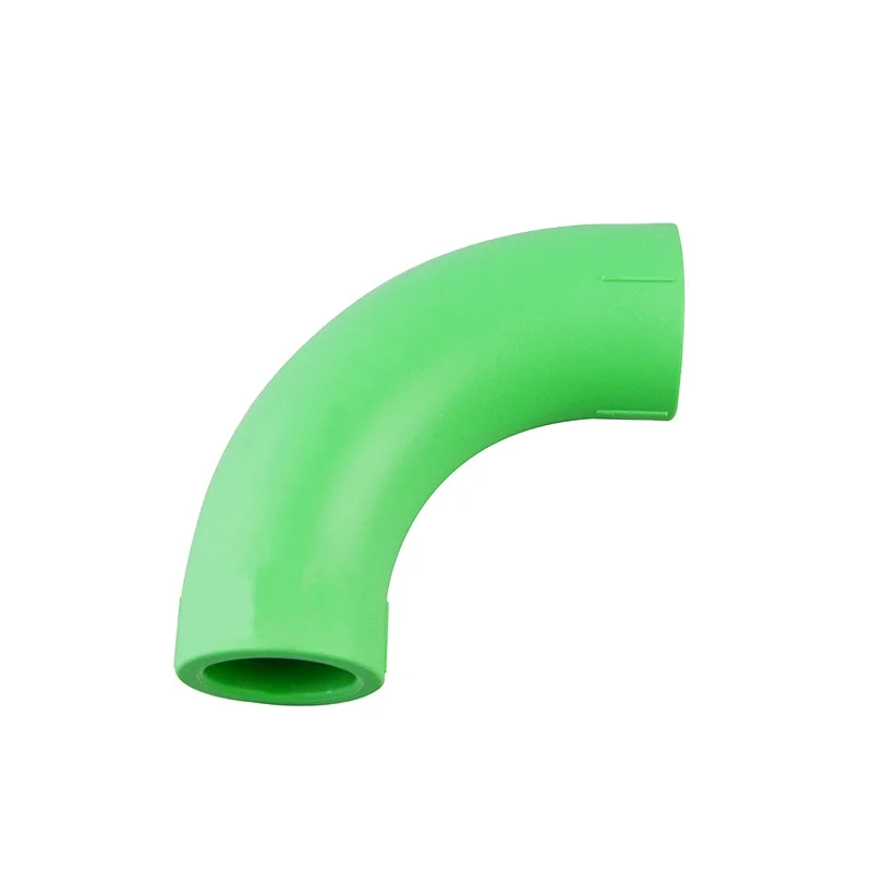 Hot sale PP pipe fitting China direct factory Competitive price ppr fitting New types fitting ppr big bend ppr cross bend Elbow