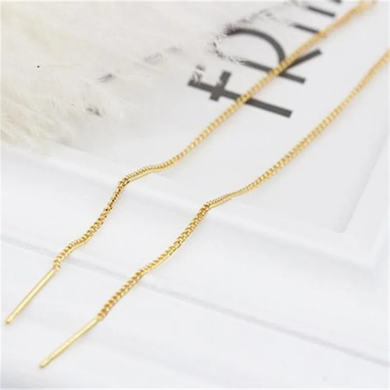 Earring Making 14 k Real Gold Plated Accessories Long Chain Diy