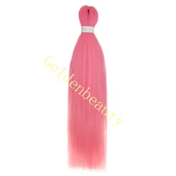 Hot Water Easy Braid Pre-stretched EZ Braiding Hair Yaki Jumbo Braids Synthetic Hair  Low Temperature Fiber