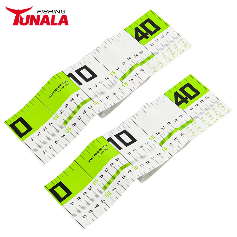 Fish Ruler with Adhesive Backing Measure Mat Fishing Tackle Ruler For Fishing Boats