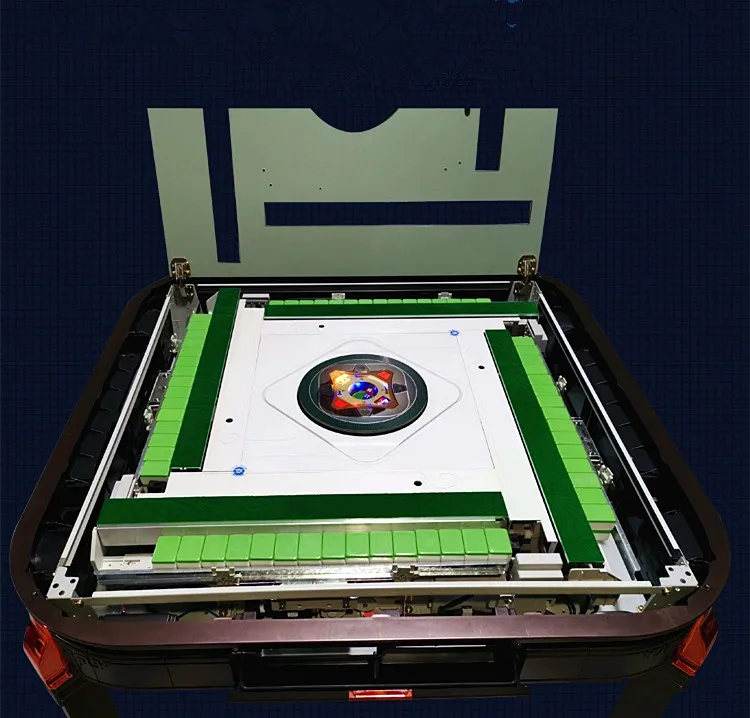 Luxury Folding Table Mahjong Set Automatic Playing Chinese for