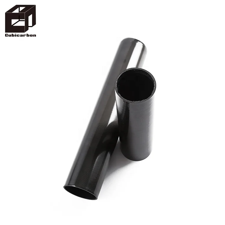 FRP fiberglass tube 3K glossy fiber glass carbon fiber composite tubes