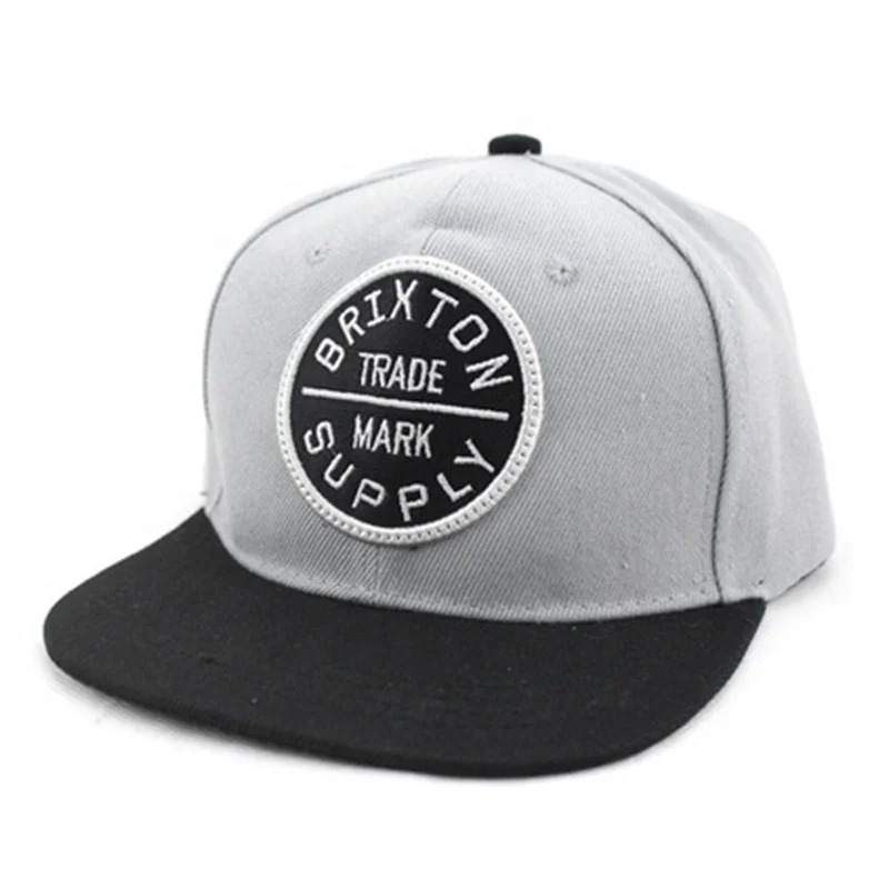 Wholesale hip pop sport black custom 3d embroidery 6 panel Custom logo caps sports