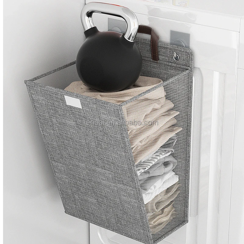 Freestanding Laundry Hamper Collapsible Waterproof Clothes Basket with Easy Carry Long Handle Washing Bag for Clothes Toys