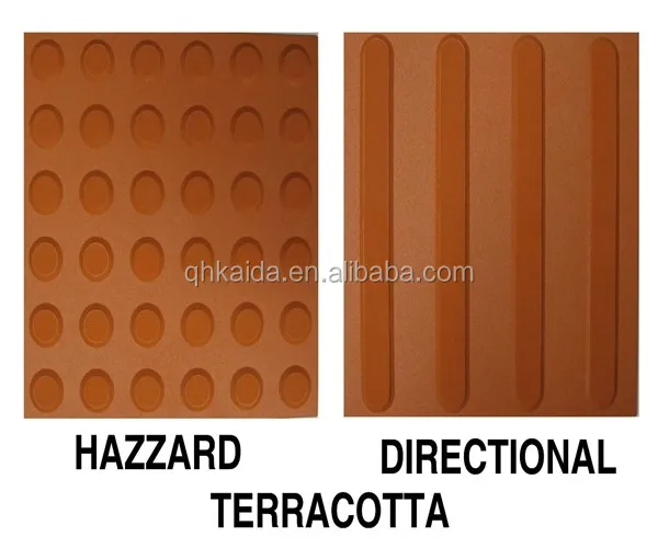 wholesale rubber pvc walkway outdoor indicator tactile paving tiles rubber tactiles