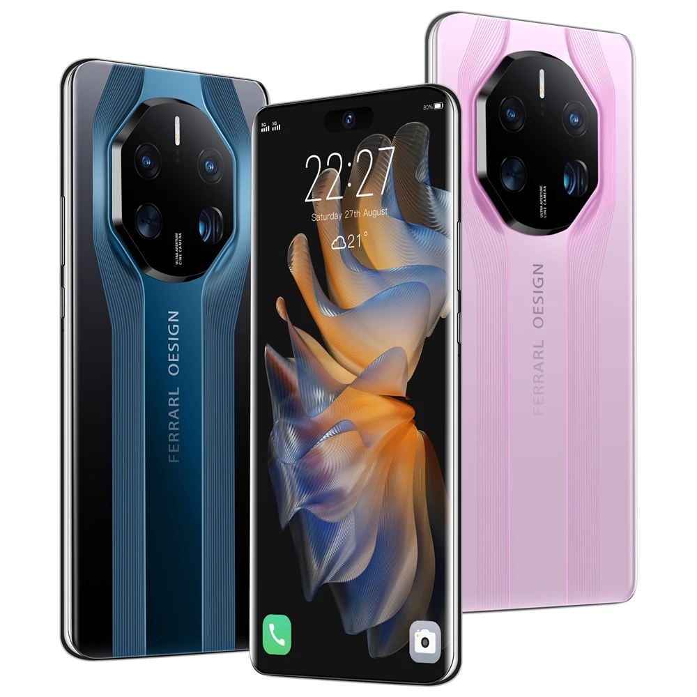 Оптовая продажа оригинальных мобильных телефонов mate50 rs 7 2 дюймов tecno camon 16 + 512 ГБ 8000 мАч infinx
