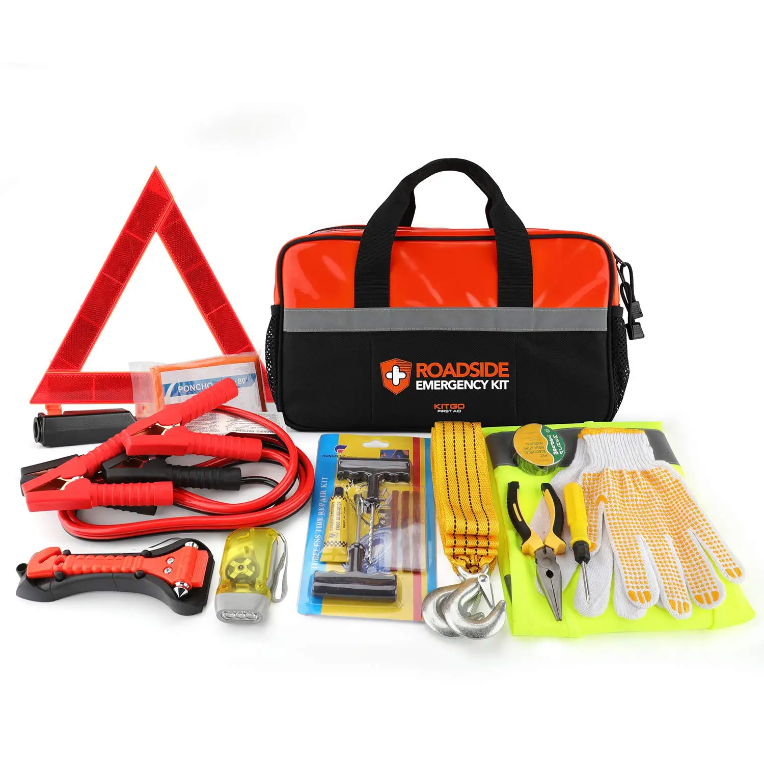 Multipurpose emergency road rescue first aid kit for automotive safety kit portable car tool bag