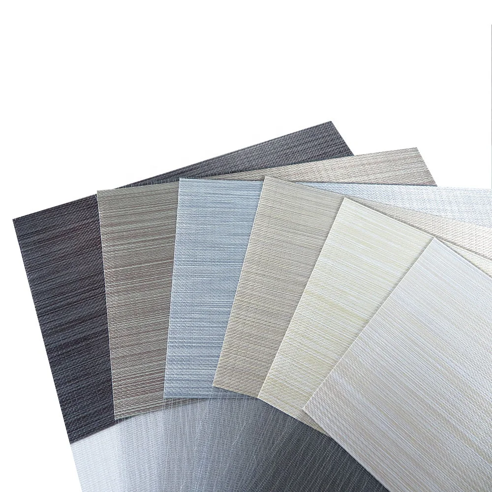 Chinese Factory Delivery Breathable Colorfast Durable Mildew Proof UV PVC Material Zebra Blind Fabric for Window