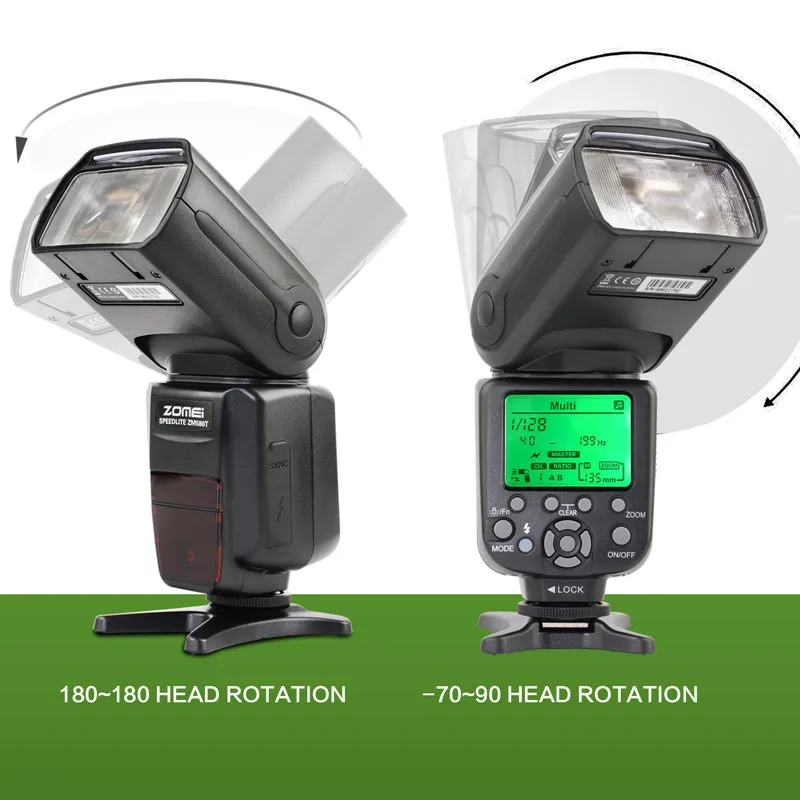 Camera Flash Fill in  Light Zomei ZM580T ttl Automatic Speedlite