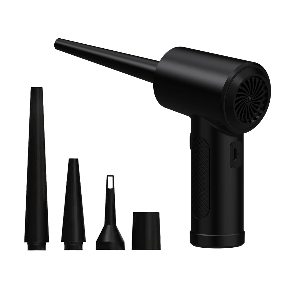 For Laptop Canned Electronic Handheld Cordless Mini Opolar Air Duster Gun Keyboard Rechargeable Compressed PC Air Duster