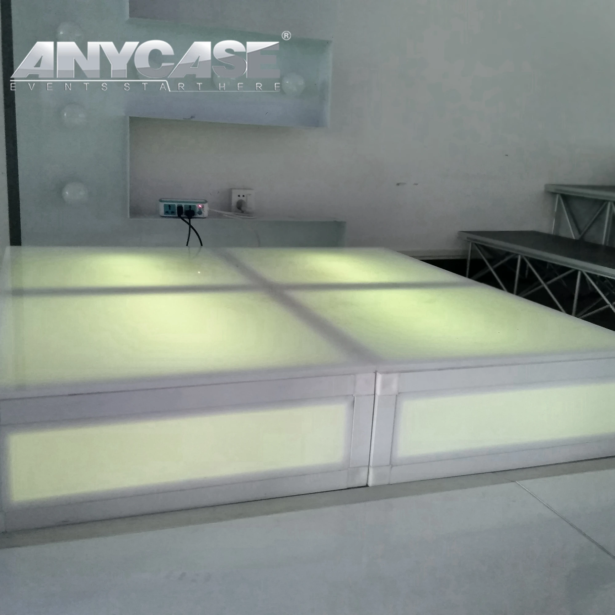 2025 Best Selling  Movable used led dance floor for sale interactive led dance floor Acrylic ProX LED Stage for Event