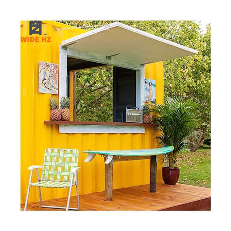 
10 FOOT BBQ-shack Container Kiosk bar Pop-Up-Store 