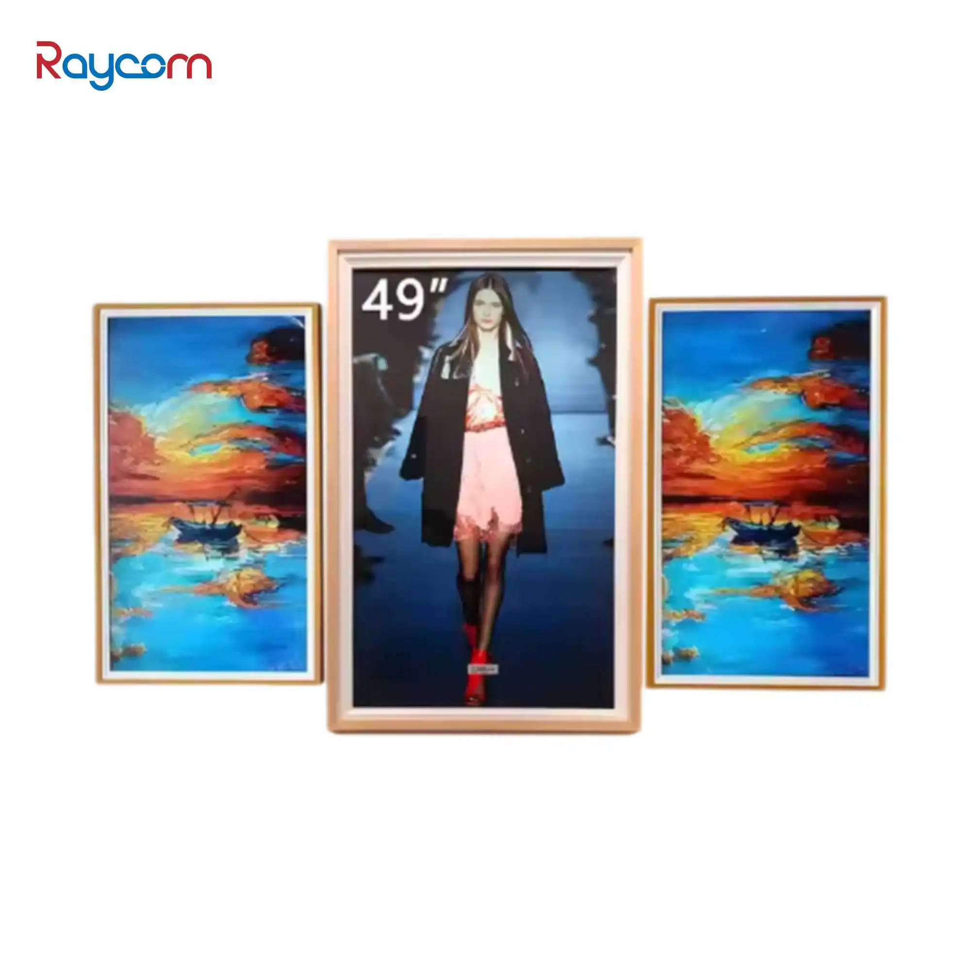 Wifi-Connected Canvas Wall Art Fine Paintings & Photos Advertising Equipment Pictures & Photos on Display