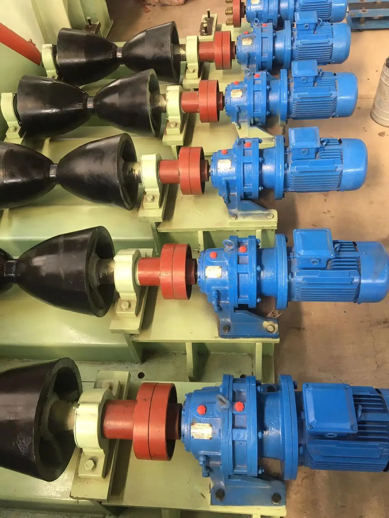 Steel tube conveyor roller / conveyor for steel pipe