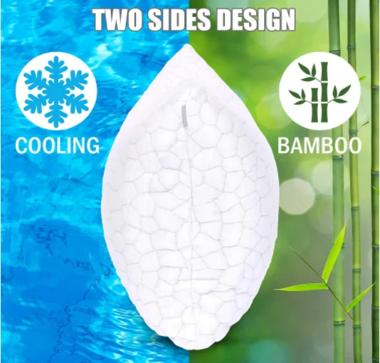 Best Healthy Neck Care Cooling Gel Bamboo Pillows Shredded Memory Foam Bed Pillows With Bamboo Cover