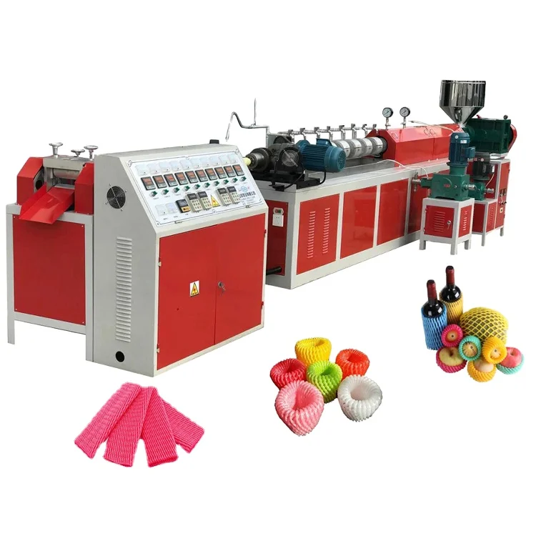 Fully automatic epe foam fruit vegetable net machine fruit protection bag mango net making machine