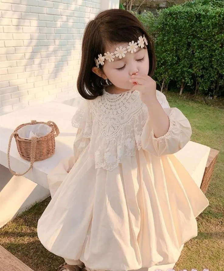 865336 Korean Princess Children Floral Princess Dress Children Clothes For Girls 3 year old girl dress