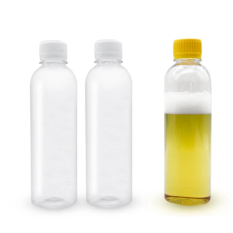 280Ml Cheap Price Transparent Pet Plastic Customized Lemon Juice Concentrate Bottles