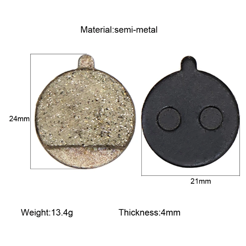 Brake Pads Replacement Parts for KUGOO M4/M4 PRO electric Scooter Folding KickScooter Brake Caliper Disc Brake pads 1 pair