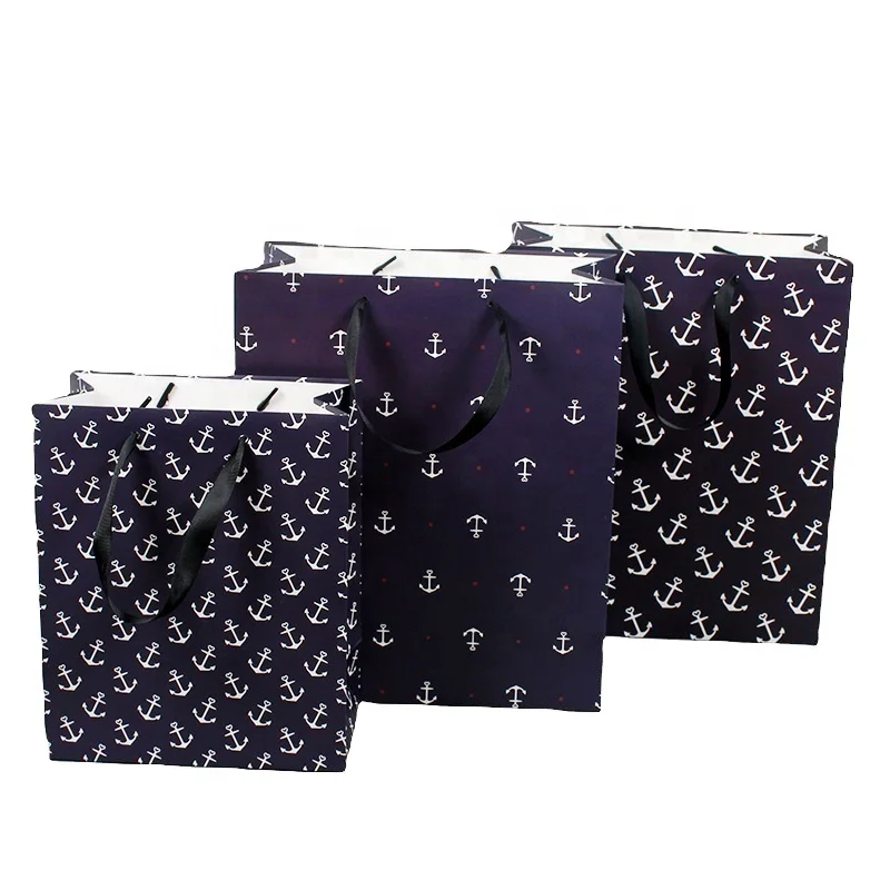 New print handbag CYMK gift bag packaging paper bag wholesale manufacturers customized