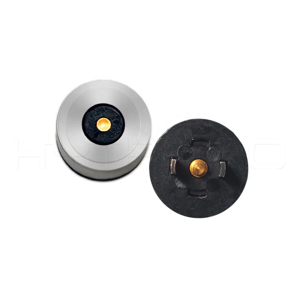 HytePro wearable devices gold plated 2 pin  charging circular magnetic  connector M416