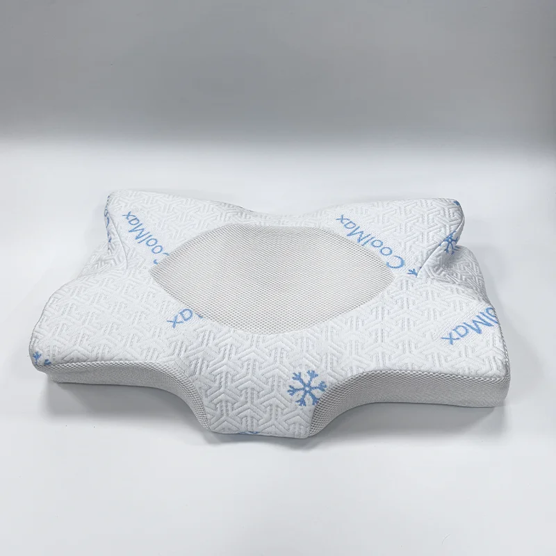 Solid King Queen Custom Hotel Supplies Massage Neck Support Silk Case Bed Memory Foam Butterfly Orthopedic orthopedics Pillows