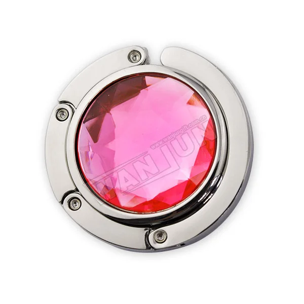 Wholesale Custom Logo New Purse Crystal Table Hook Folded Instant Bag Hanger