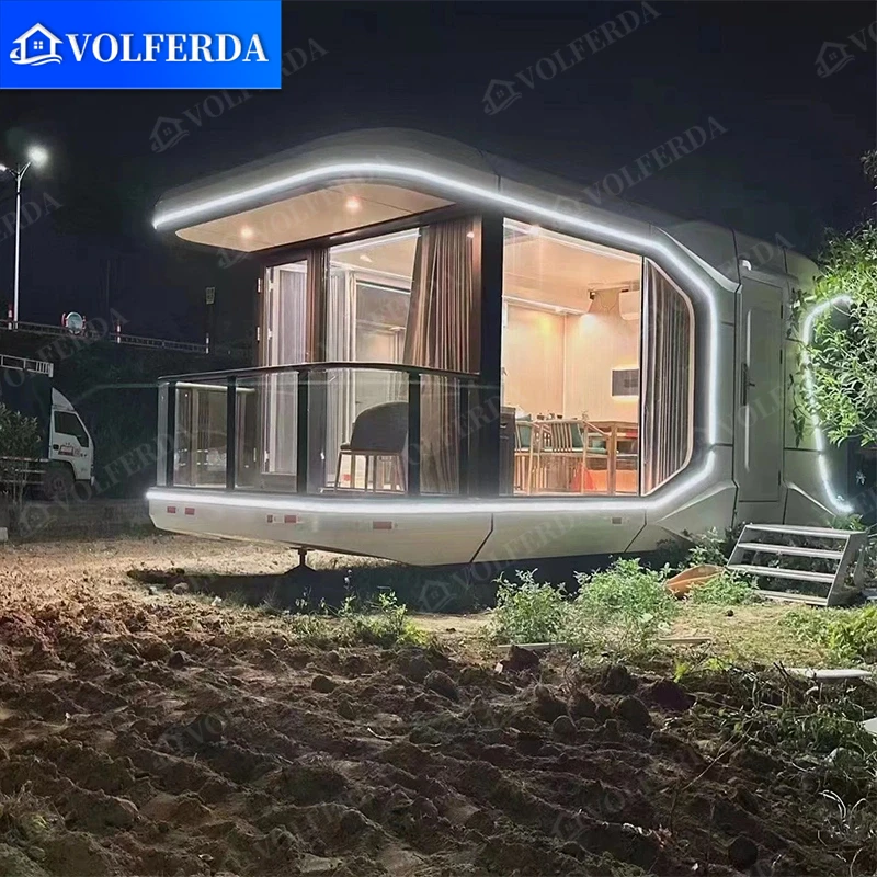 Foshan Volferda E7 Capsule House for Living Mobile Container Luxury Camping